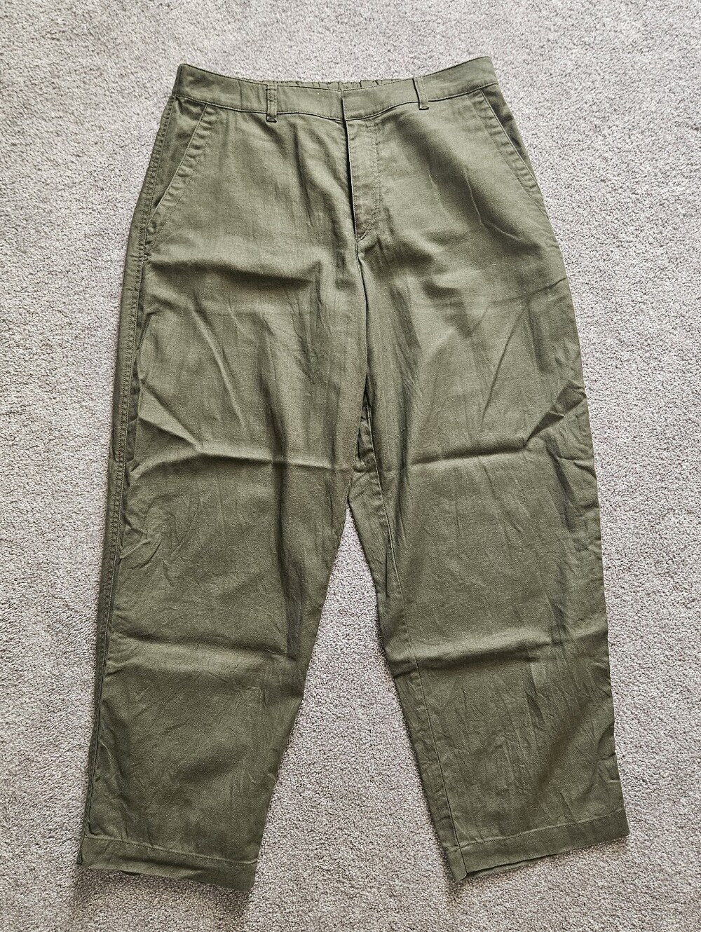 Uniqlo Linen Cotton Tapered Pant